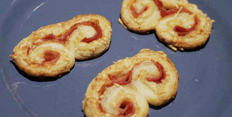 Palmiers jambon-fromage