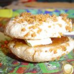 Macaron de pain d’epices, foie gras et confiture de figues