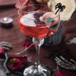Cocktail rosé d’halloween