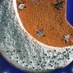 Gâteau au chocolat en forme d’étoile et de lune