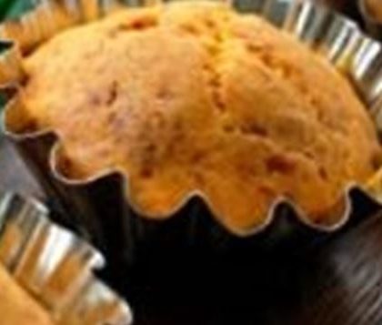 Muffins sucrés au potiron et aux noix