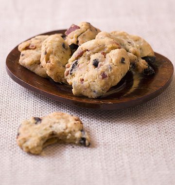 Cookies au chorizo et aux olives noires