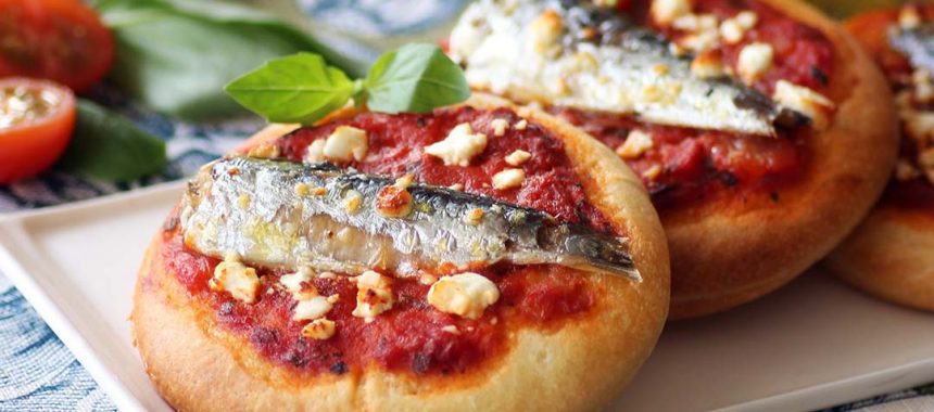 Pizzettes à la sardine