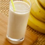 Milk shake à la banane et au fromage blanc