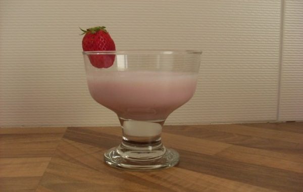 Yaourt à boire à la fraise