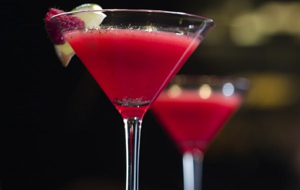 Cocktail aux framboise