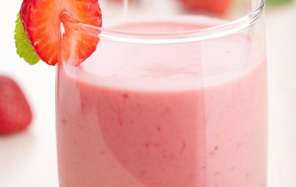Milk shake aux fraises light