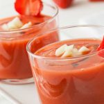 Gaspacho de tomates cerise à la fraise