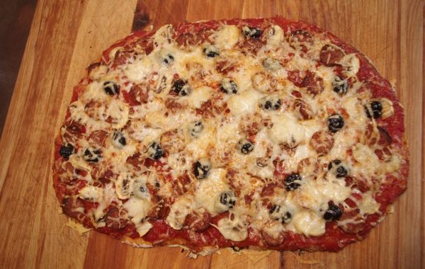 Pizza froide chorizo origan