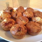 Muffins chèvre-tomates séchées et lardons