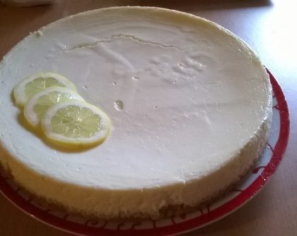 Cheese cake au citron palets bretons et mascarpone