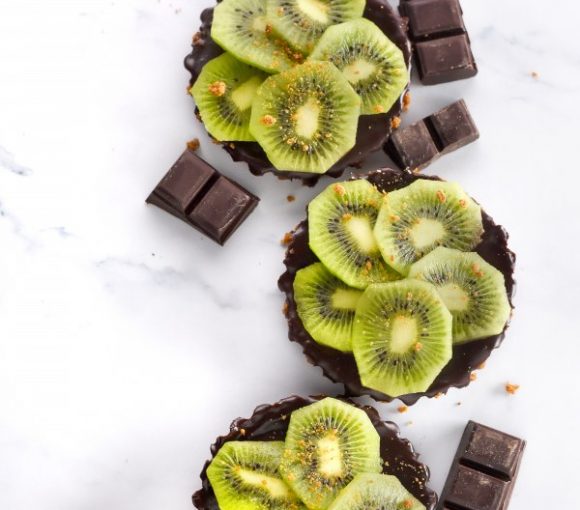 Tartelette express kiwi chocolat