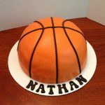 Gâteau ballon de basketball