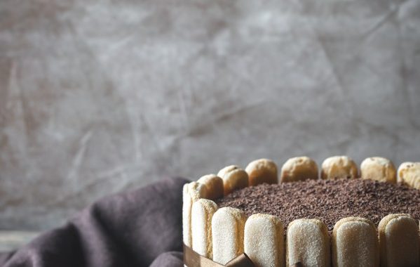 Charlotte poire-chocolat-mascarpone