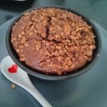 Gâteau moelleux chocolat pistache et coeur d’amande