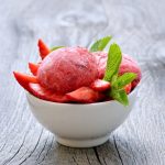 Sorbet à la fraise facile