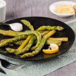 Asperges sauce fromage blanc au Cookeo