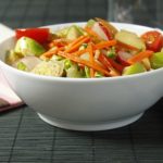 Salade de sucrine, carottes et rattes