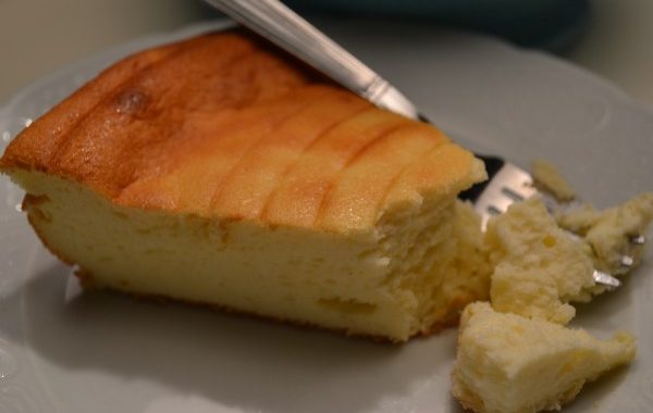 Gâteau au fromage blanc et à la vanille