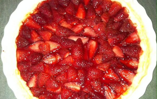 Tarte aux fraises cuites simplissime de Made