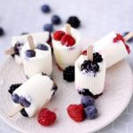 Glace au yaourt et aux fruits