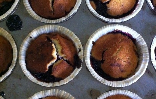 Délicieux muffins au cassis gluten free !