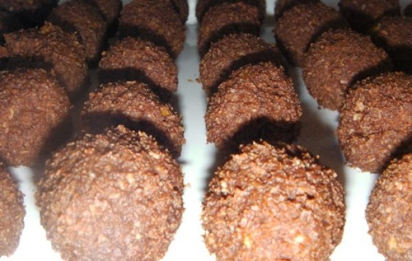 Les Bolas (boules chocolat et noix de coco)
