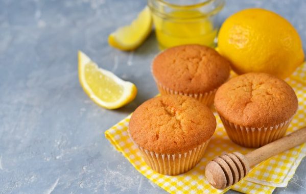 Muffins citron miel amandes