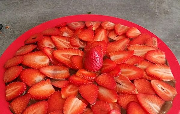 Moelleux fraises et chocolat