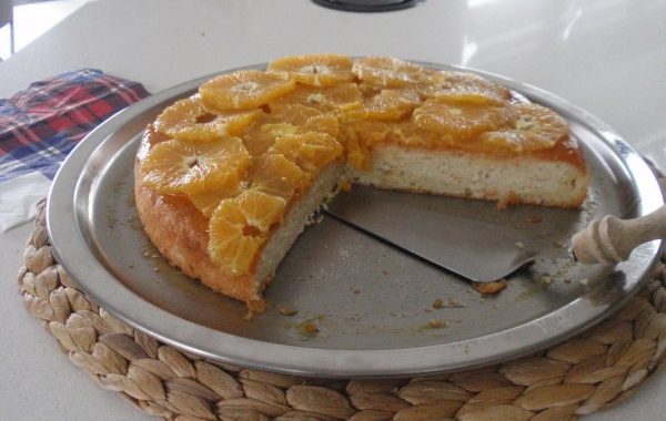 Gâteau à l’orange aux blancs d’oeuf