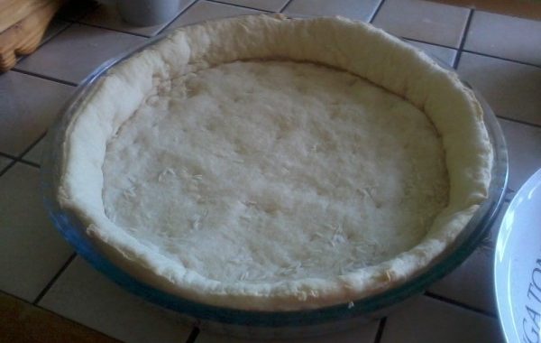 Pâte à tarte levée briochée