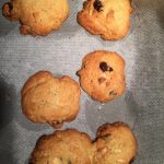 Cookies au chocolat blanc, cranberries et graines de courges