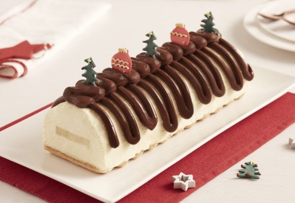 Bûche de Noël Pomme Vanille et Nutella®