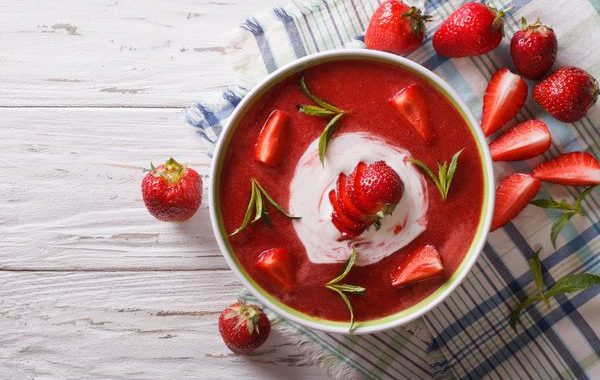 Soupe de fraises très facile