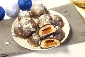 Sablés de Noël : caramel et chocolat