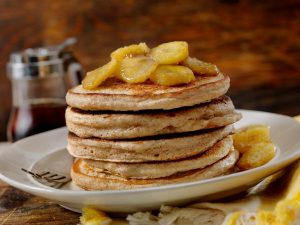 Pancakes à la banane (Tortitas de banano)