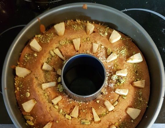 Gâteau Vanille-Amande-Pomme: le Ré'apple St Jo