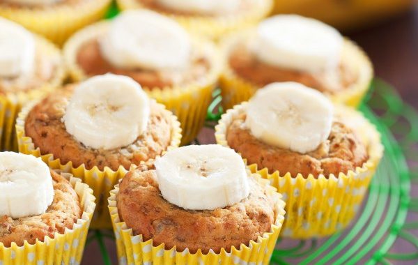 Muffins bananes et noix