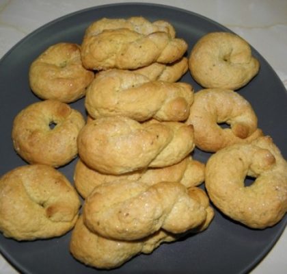 Biscuits grecs à l'ouzo