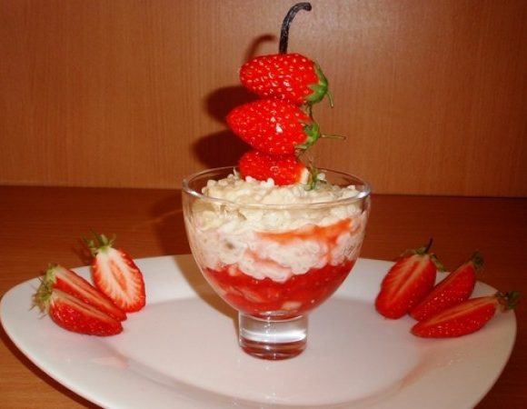 Risotto aux fraises