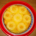 Gâteau imbibé à l’ananas caramélisé