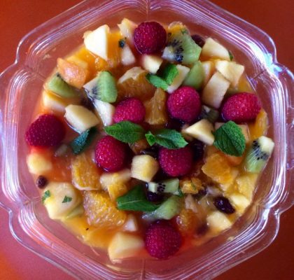 Salade de fruits à la fleur d'oranger