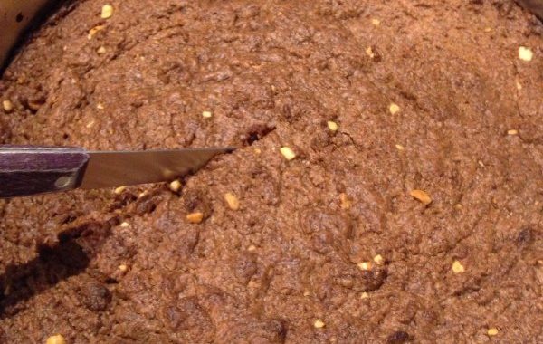 Brownies au chocolat noir et beurre de cacahuètes