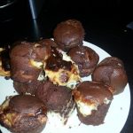 Muffins chocolats bananes mascarpone