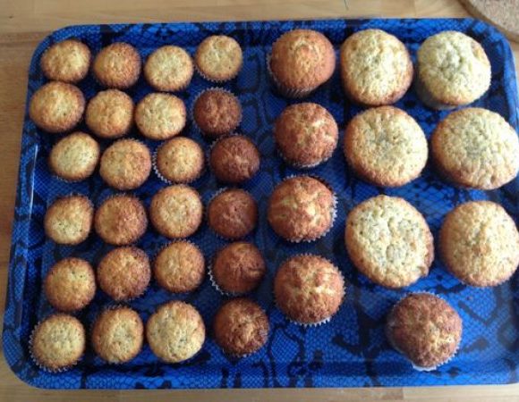 Muffins citron gingembre confit
