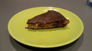 Cake marbré banane-chocolat