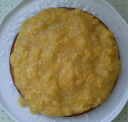 Fausse tarte moelleuse aux agrumes (léger)
