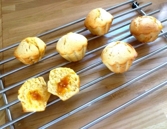 Muffins à la confiture d'abricot