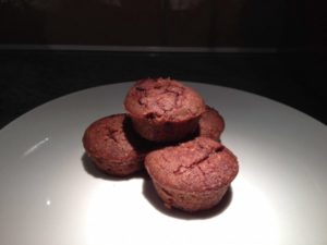 Muffins choco-caramel, beurre salé