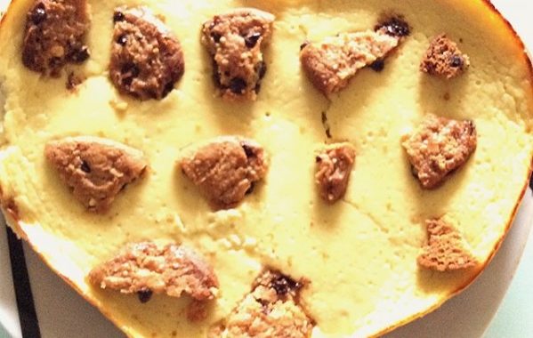 Cheesecake cookies caramel beurre salé